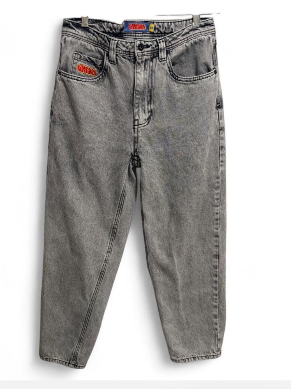 Empyre Loose Fit Bubble
Print Black & Grey Skate Jeans